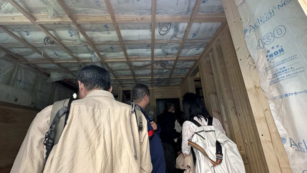 上棟見学会(内部)